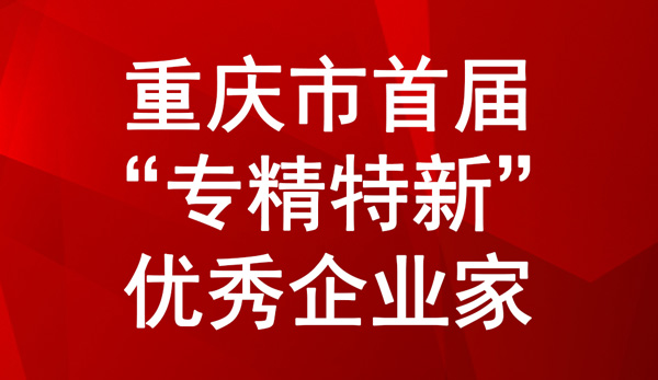 重庆市首届“专精特新”中小企业优秀企业家