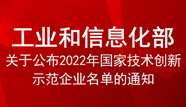 国家技术创新示范企业名单