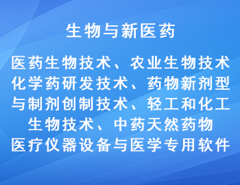 国家重点支持的高新（生物与新医药）技术领域有哪些？